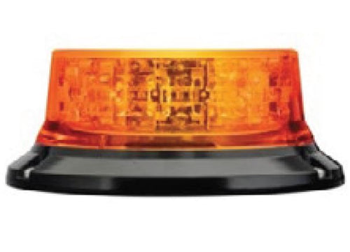 Ultimax LED Amber Rotating Squat Beacon with 3 Bolt Base Plate