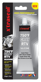 Xtraseal Grey RTV Silicone Gasket Maker 750°F (399°C) 85g Tube