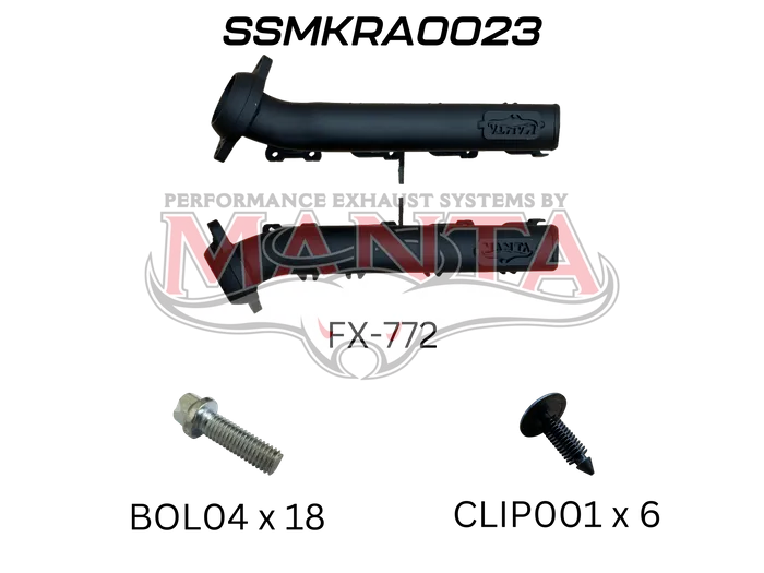 DT Ram 1500 5.7L V8 Manta Aftermarket Replacement Manifold Set (SSMKRA0023)