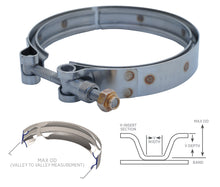 Load image into Gallery viewer, Stainless Steel V-Band Clamp 89503K Critical Measurements Guide

