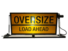 Load image into Gallery viewer, Custom Roof Mounted Oversize Load Ahead Sign Kit
