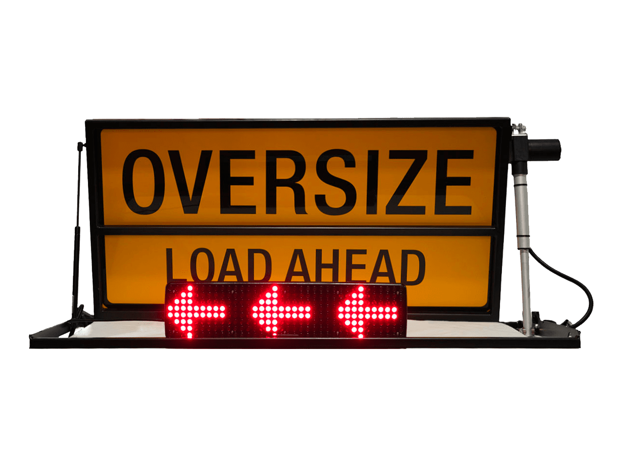 Custom Roof Mounted Oversize Load Ahead Sign Kit – Ultimax Industries