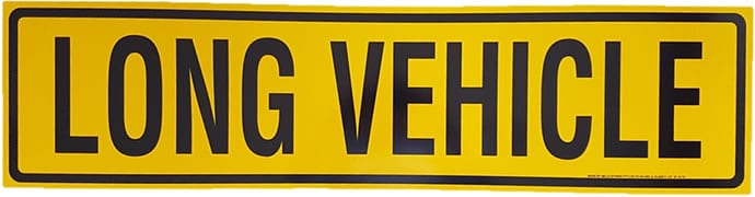 Long Vehicle Metal Sign – Ultimax Industries