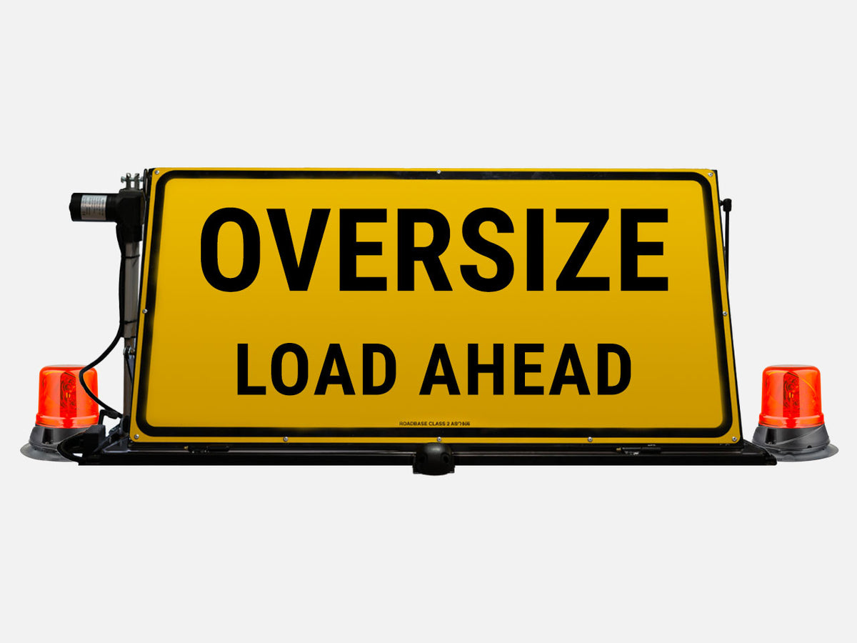 Vehcile Loading Sign Manual Oversize Load Ahead Pilot Vehicle Sign Kit – Ultimax Industries