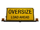 Ultimax Industries RoadBase Oversize Load Ahead Pilot Vehicle Sign Kit Manual Version with LED Beacons and Folding Sign