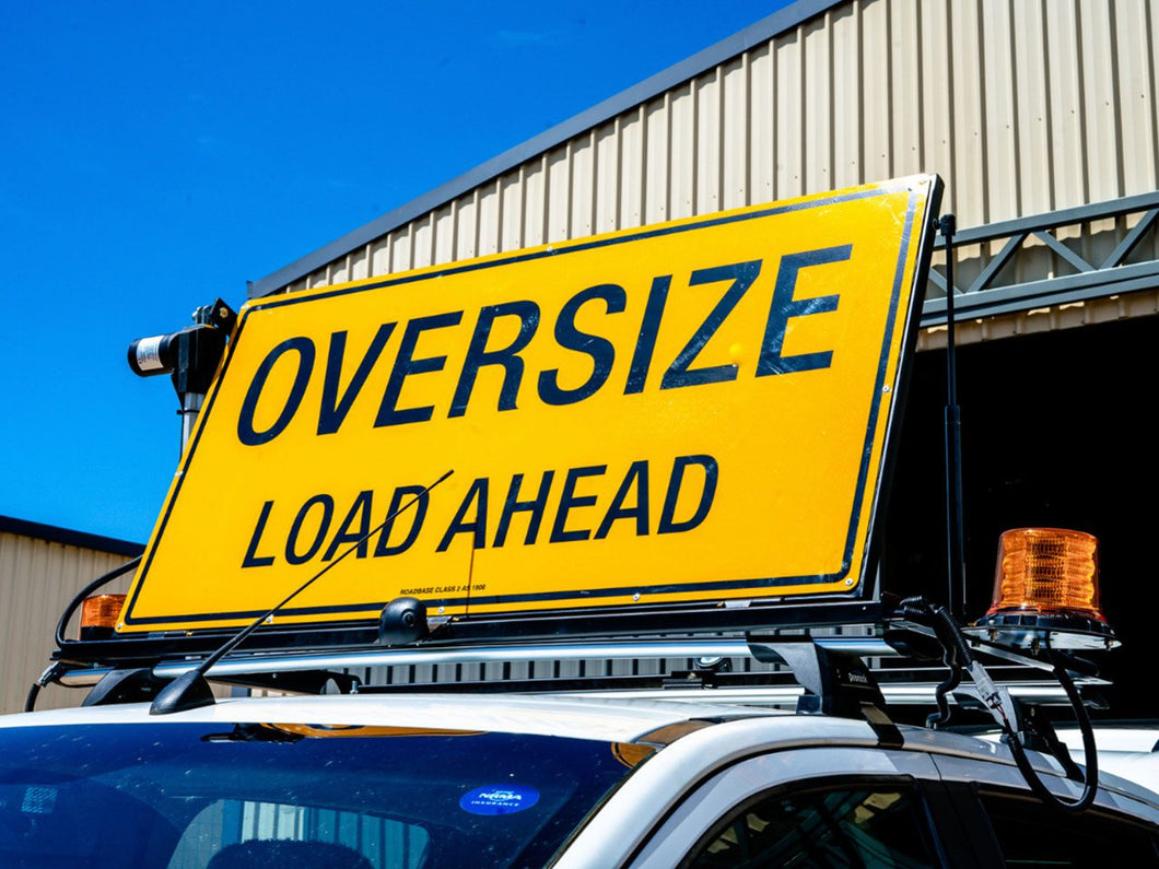 Oversize Load Ahead Pilot Vehicle Sign Kit