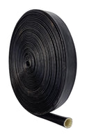 Roll of Black Silicone Coated Hose Cover with Fibreglass Inner Sleeve