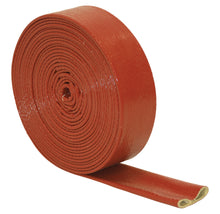 Load image into Gallery viewer, Roll of Orange Silicone Coated Hose Cover with Fibreglass Inner Sleeve
