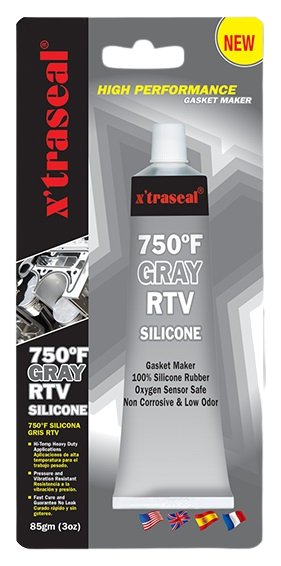 Xtraseal Grey RTV Silicone Gasket Maker 750°F (399°C) 85g Tube ...